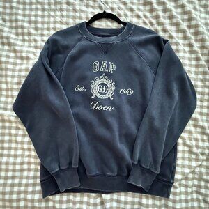 Gap x Doen | Sweatshirt | Small | Cotton | CoNavy Blue | NWT